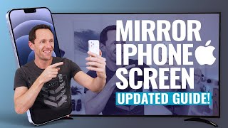 iPhone Screen Mirroring  The Complete UPDATED Guide [upl. by Refotsirhc]