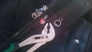 Wellensteyn Reißverschluss Zipper reparieren oder wechseln Jacke  how to repair zipper of a jacket [upl. by Ayikat]