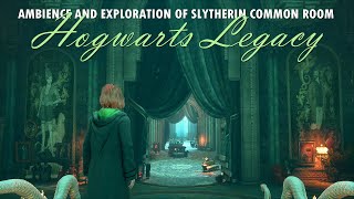 Exploring Slytherin dormitories Hogwarts Legacy NO HUD [upl. by Gerry]