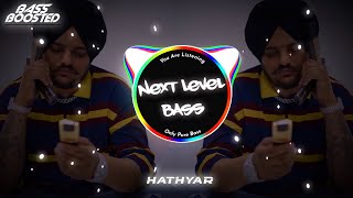 Hathyar BASS BOOSTED Sidhu Moose Wala  New Punjabi Songs 2022 4K [upl. by Nilok772]