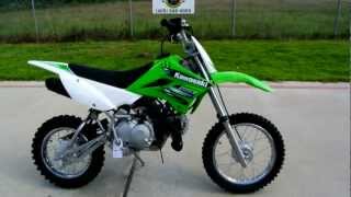 Overview and Review 2013 kawasaki KLX110L Dirt Bike  Pit Bike [upl. by Elkcim292]