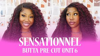 Sensationnel Butta Lace PreCut Glueless HD Lace Front Wig  BUTTA PRECUT UNIT 6 EBONYLINECOM [upl. by Asseret]