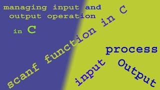 scanf in c managing input output operations in cscanf function in cwhat is scanf in c [upl. by Eiuqram]