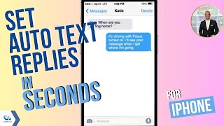 How to easily activate auto reply for text messages on iPhone  Kurt the CyberGuy [upl. by Pitarys714]