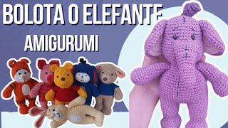 Elefante Bolota amigurumi passo a passo Elefante da turma do ursinho Pooh amigurumi [upl. by Anehsat]