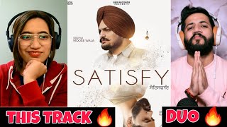 SATISFY  Official Music Video  Sidhu Moose Wala  Shooter Kahlon Reaction [upl. by Ahsote]