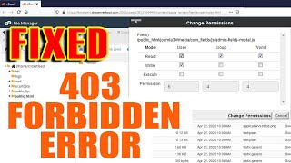 How to Fix The 403 Forbidden Error Step by Step ☑️ [upl. by Sillyrama]