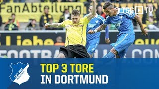 TSG Hoffenheim  Top 3 Tore in Dortmund [upl. by Suoivatco]