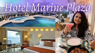 Marine Plaza Mumbai  Sea View Restaurant  Staycation at Luxury Five Star Hotel  Tourist Places 😻 [upl. by Mohl]