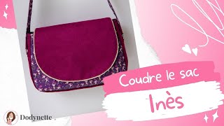 coudre le sac Inès  patron de base [upl. by Ainalem390]