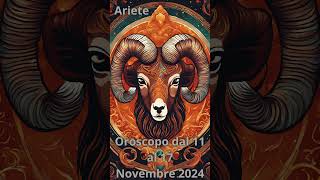 Ariete Oroscopo dal 11 al 17 Novembre 2024 [upl. by Hildegarde]