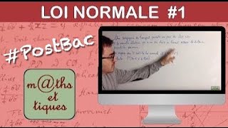 Utiliser la loi normale  PostBac [upl. by Ayotas]