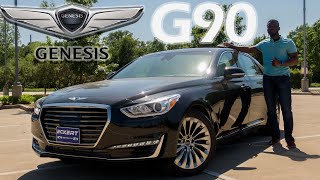 2019 Genesis G90 33T HTrack Review [upl. by Stefania]