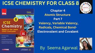 Part 7 Valency Radicals and Chemical Bond Chapter 4 Atomic Structure Class 8 ICSECBSENCERT [upl. by Enitnemelc606]