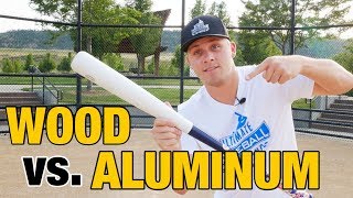 Should You Swing A Wood or Aluminum Bat [upl. by Downe]