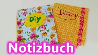 DIY Notizbuch Tagebuch Adressbuch selber machen und gestalten [upl. by Otilegna982]