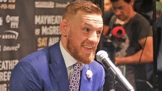 Conor McGregor quotIF HE FEELS DISRESPECTED FCK HIMquot vs Floyd Mayweather [upl. by Butterfield]