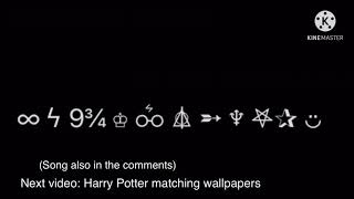 Harry Potter symbols just copy and paste [upl. by Antoinetta]