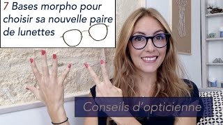 Comment choisir la bonne paire de lunettes Conseils dopticienne [upl. by Annehs918]