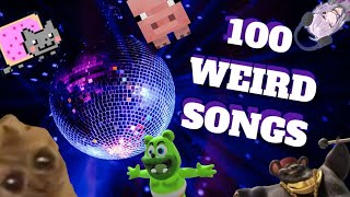 TRY NOT TO LAUGHCRINGE 100 WEIRD SONGS  SPOTIFY PLAYLIST [upl. by Lebasiairam]