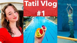 TATİL VLOG 1  Ecre AyDeniz kızları [upl. by Ahsiket994]