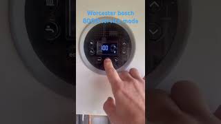 Worcester bosch 8000 service mode [upl. by Fox285]