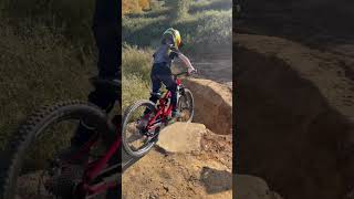 Testing new drops at Phoenix Bike Park bike mtbkids bikepark [upl. by Yras967]