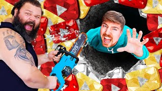 1000 YouTubers vs Worlds Strongest Man [upl. by Ardnu698]