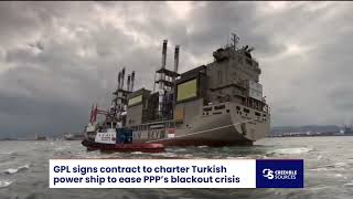 BLACKOUT CRISIS Guyana Signs Powership Contract [upl. by Airdnaxela]