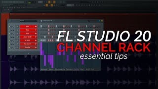 FL Studio 20 Basics  The Channel Rack Step Sequencer [upl. by Inva481]