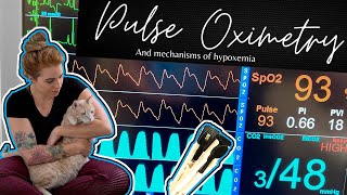 Vet Med Pulse Oximetry Mechanisms of Hypoxemia [upl. by Nirtiak897]