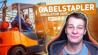 GABELSTAPLER SIMULATOR Ein Staplerfahrer mit Geschick  Forklift Simulator 2019 [upl. by Nonez]