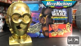 Star Wars Micro Machines  C3PO Cantina Transforming Playset 1994  The DanO Channel [upl. by Oicnerual]