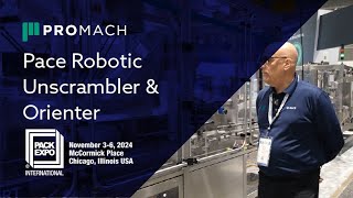 Pace Robotic Unscrambler amp Orientor for the Liquid Food Industry [upl. by Idnerb]