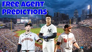 2024 MLB Free Agent Predictions [upl. by Kissner]