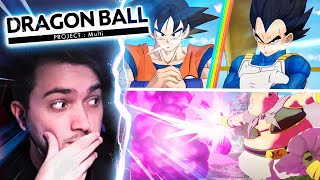 NOVO JOGO quotMOBAquot DE DRAGON BALL DRAGON BALL PROJECT  Multi Trailer React [upl. by Ellehcir]