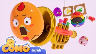 Como  Funny blind quiz  Learn colors and words  Como Kids TV [upl. by Ballou]