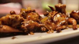 Cooking with spirits  How to make quail with Drambuie sauce [upl. by Ainwat]