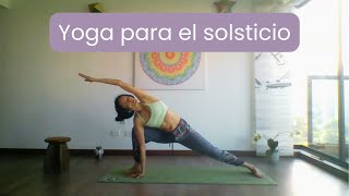 Yoga para el solsticio [upl. by Ueihttam]