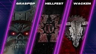 Wacken VS Hellfest VS Graspop [upl. by Erdman151]