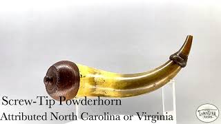 Percussion Pistol and NC or Virginia Powderhorn  LaMaster Arms Virtual Gun Show July 2024 Highlight [upl. by Nelleh]