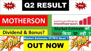 Motherson Sumi Q2 Results 2025  Motherson Results Today  Smavardhana Motherson Share latest news [upl. by Acinaj]