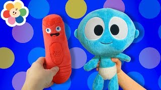 Si Eres Feliz y lo Sabes  Canciones Infantiles con Juguetes para Niños  BabyFirst Español [upl. by Nosreme]