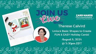 Card Maker Success Summit August 2024  Therese Calvird Live QampA [upl. by Eyot]