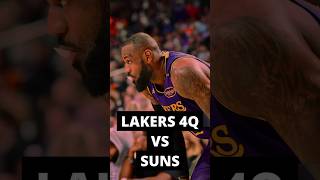 Lakers 4th quarter highlights vs Suns [upl. by Sukramed807]