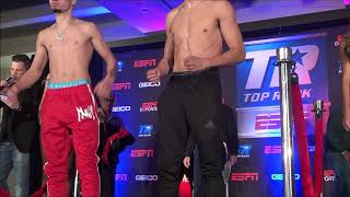 Artur Beterbiev vs Oleksandr Gvozdyk Weigh In [upl. by Stag]