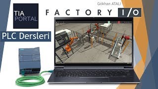 FACTORY IO ile PLC Simülasyonu  PLC Dersleri TiaPortal [upl. by Edlun]