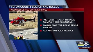 Teton County Wyoming Search and Rescue has new helicopter [upl. by Gessner]