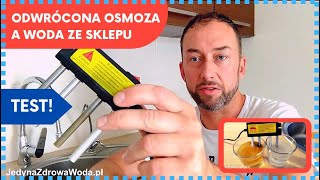 TEST wody z FILTRA ODWRÓCONEJ OSMOZY i wody mineralnej oraz kranowej  porównanie elektroliza [upl. by Adnorhs]