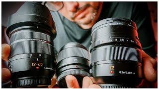 My Three quotGOTOquot Lenses For The Panasonic Lumix GX9  lumixgx9 [upl. by Doowyah]